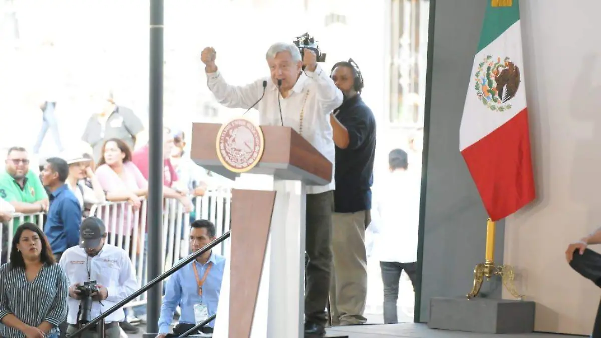 AMLO en su gira por Chihuahua archivo Heraldo